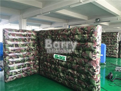Camouflage Paintball Area Inflatable Broken Wall Broken Paintball Bunker Wall Digital Printing BY-SP-077